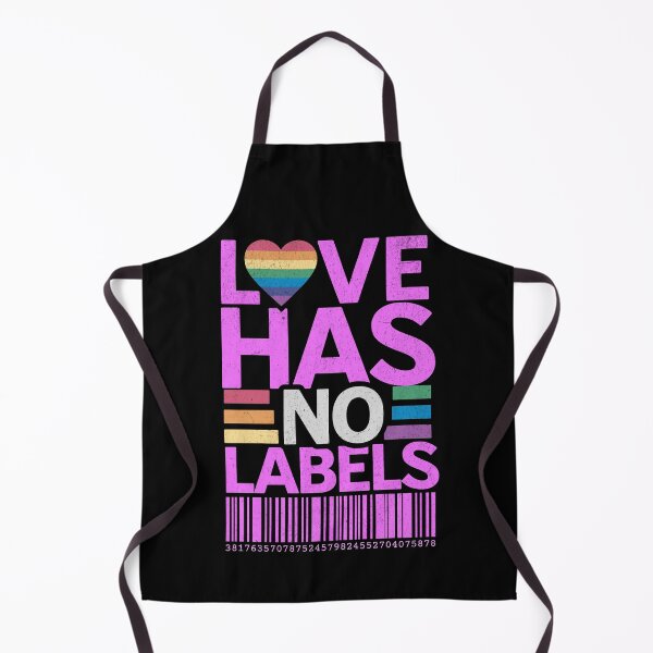 Item preview, Gay Pride / Queer / Love Has No Labels Print designed and sold by Thehatinthecat.