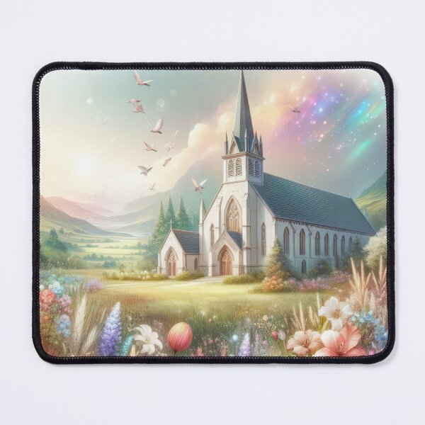 Item preview, easter magical landscape Easter church designed and sold by Expressions-Sel.