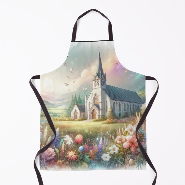 Item preview, easter magical landscape Easter church designed and sold by Expressions-Sel.