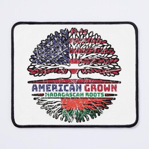Item preview, Madagascar Madagascan American USA Tree Roots Flag designed and sold by FlagX.