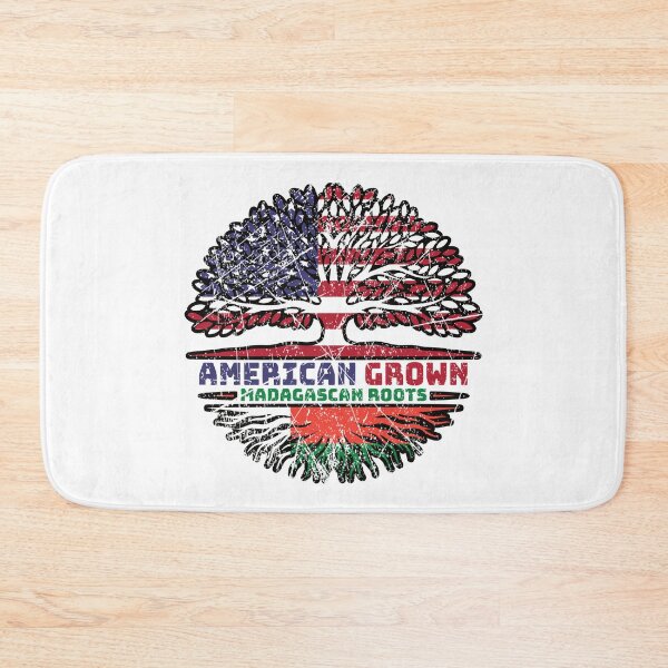 Item preview, Madagascar Madagascan American USA Tree Roots Flag designed and sold by FlagX.