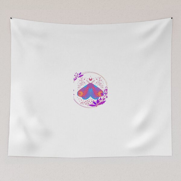 Item preview, chinese moon moth (good fortune, seeing the light) designed and sold by Happyart2024.