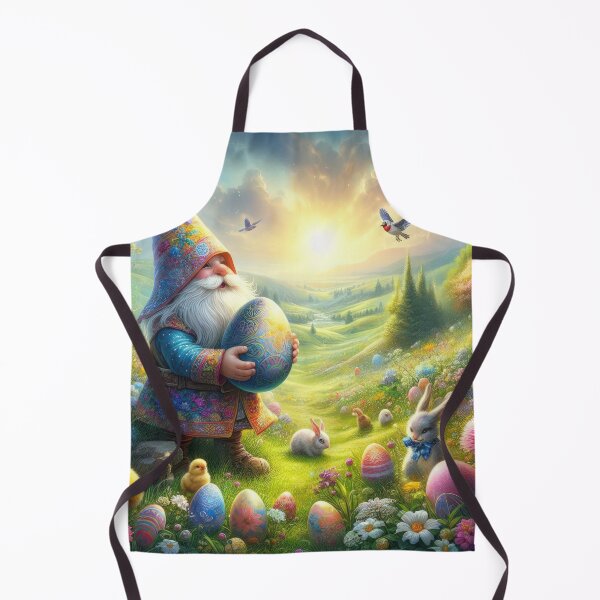 Item preview, magical easter  landscape gnome with egg   designed and sold by Expressions-Sel.