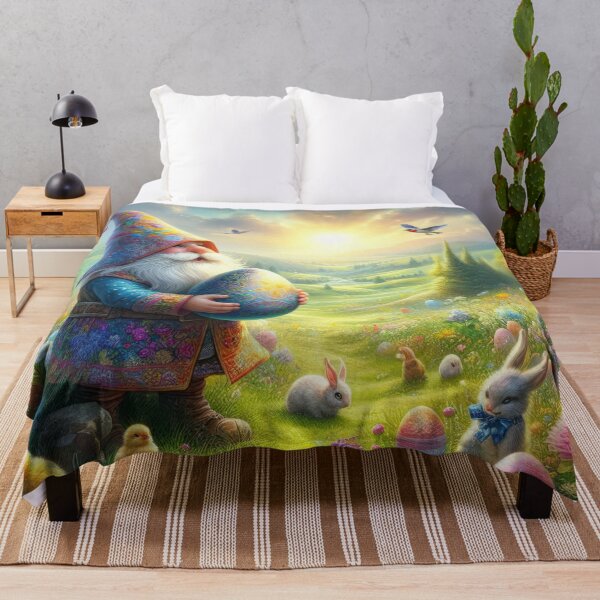 Item preview, magical easter  landscape gnome with egg   designed and sold by Expressions-Sel.