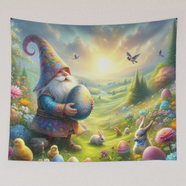 Item preview, magical easter  landscape gnome with egg   designed and sold by Expressions-Sel.