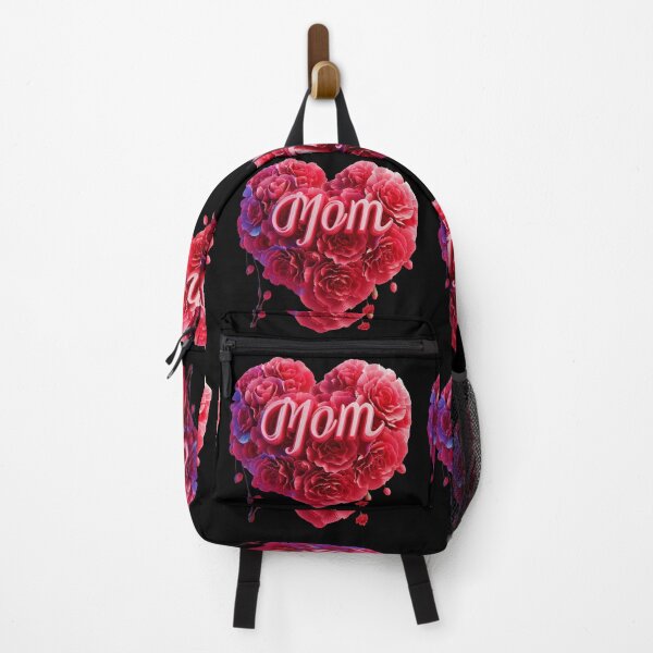 Item preview, For Mom 2024: 3D Heart of Red Flowers designed and sold by sofia1971.