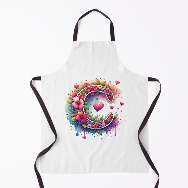 Item preview, The Letter C with Flowers and Hearts designed and sold by PassionforLove.