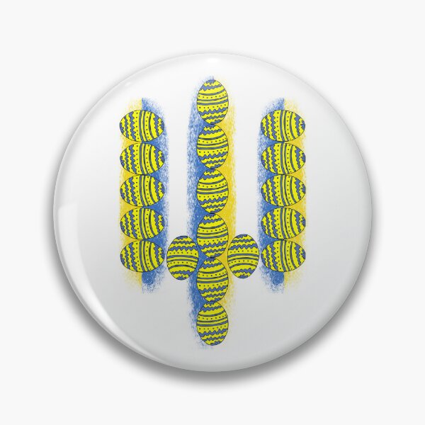 Item preview, Ukrainian Paschal Trident - Ukrainian Easter Tryzub Eggs - For Resurrection Day Pascha designed and sold by Aide.