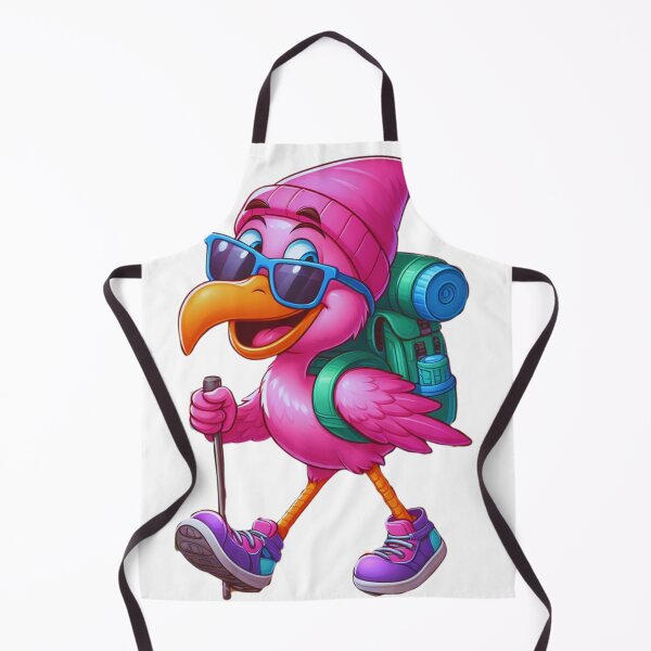 Item preview, Funny Pink Flamingo Cool Hiking Cartoon designed and sold by KAYDEE01212 ✨.