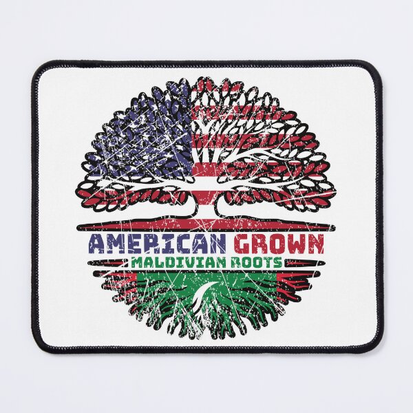 Item preview, Maldives Maldivian American USA Tree Roots Flag designed and sold by FlagX.