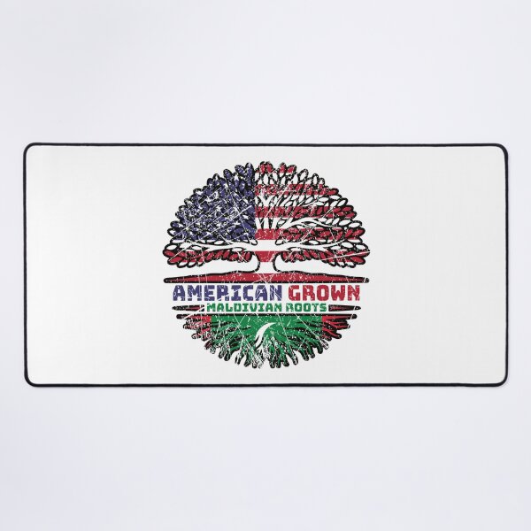 Item preview, Maldives Maldivian American USA Tree Roots Flag designed and sold by FlagX.