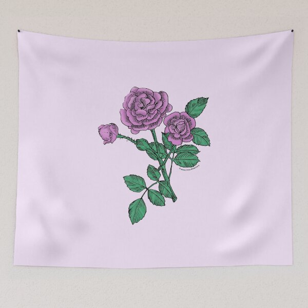 Item preview, Purple Rosette Rose Bloom Double 16-25 Petals In 3+ Rows designed and sold by Rachael Taylor.