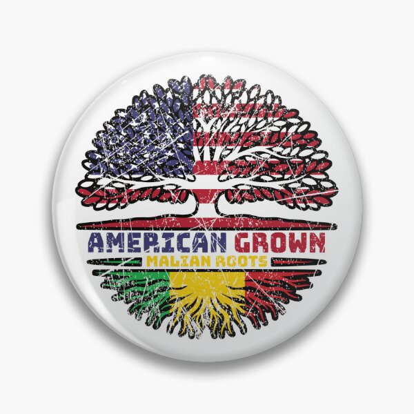 Item preview, Mali Malian American USA Tree Roots Flag designed and sold by FlagX.