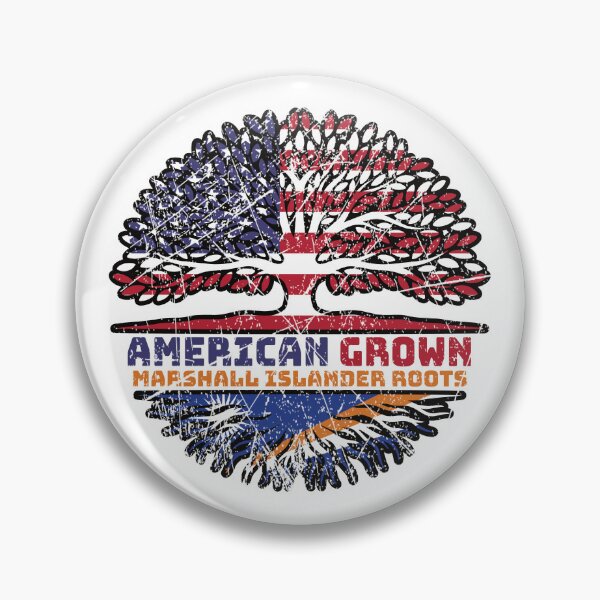 Item preview, Marshall Islands Marshall Islander American USA Tree Roots Flag designed and sold by FlagX.