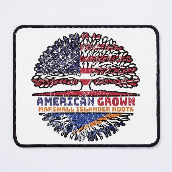 Item preview, Marshall Islands Marshall Islander American USA Tree Roots Flag designed and sold by FlagX.