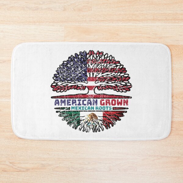 Item preview, Mexico Mexican US American USA United States Tree Roots Flag designed and sold by FlagX.