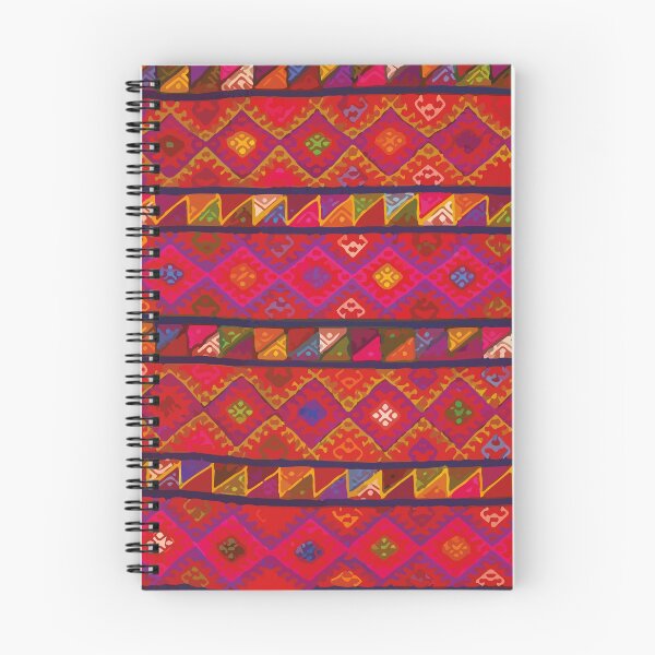 Item preview, Colorful geometric maya embroidery vintage boho chic decoration designed and sold by T-Mex.