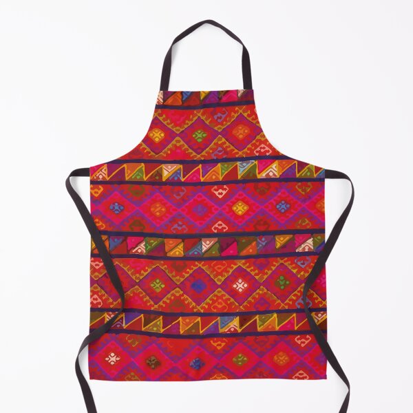 Item preview, Colorful geometric maya embroidery vintage boho chic decoration designed and sold by T-Mex.