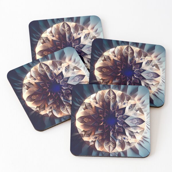 Item preview, Blue Star I Paper Mandala  designed and sold by ArtLynette.