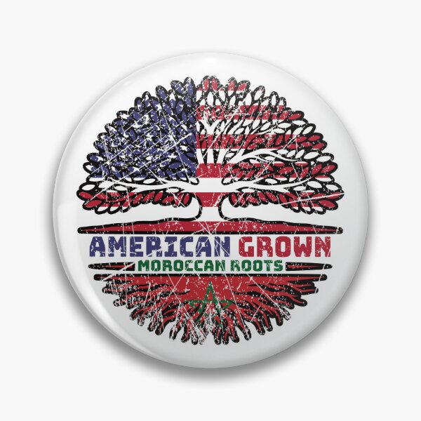 Item preview, Morocco Moroccan US American USA United States Tree Roots Flag designed and sold by FlagX.