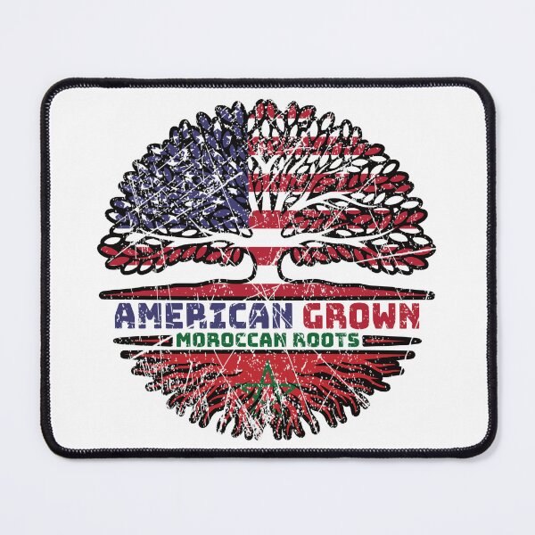 Item preview, Morocco Moroccan US American USA United States Tree Roots Flag designed and sold by FlagX.