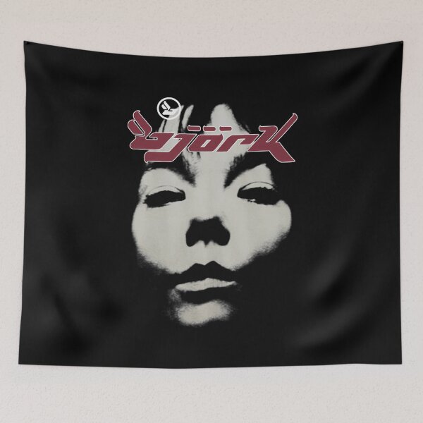 Item preview, Bjork Homogenic Vintage Face Logo (White) designed and sold by MariaFeldmann.