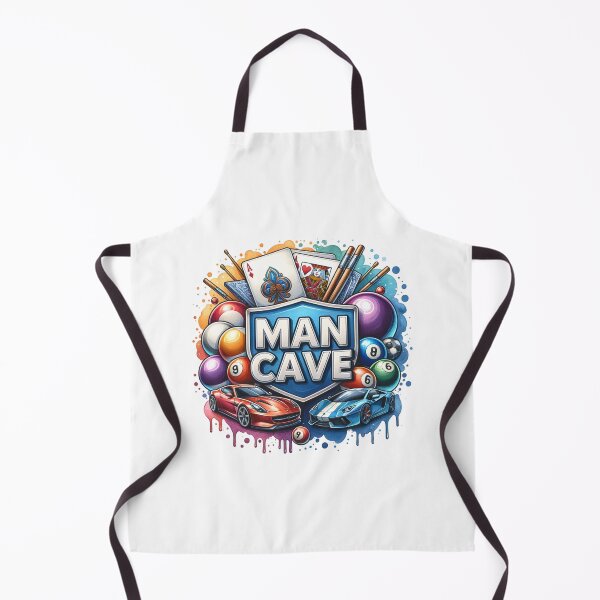 Item preview, Man Cave with Cars, Cards and Billiard Balls designed and sold by PassionforLove.