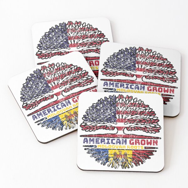Item preview, Moldova Moldovan US American USA United States Tree Roots Flag designed and sold by FlagX.