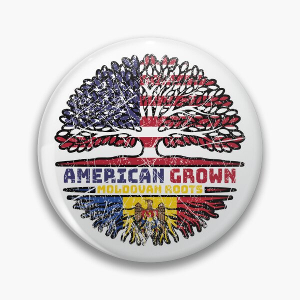 Item preview, Moldova Moldovan US American USA United States Tree Roots Flag designed and sold by FlagX.