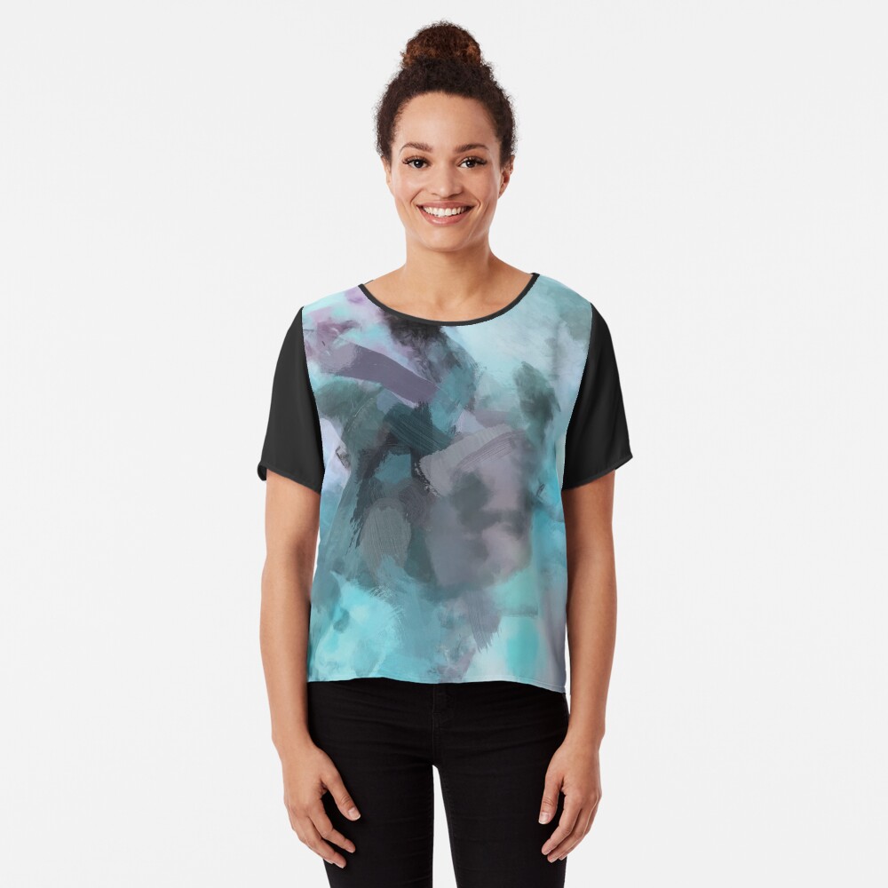 Misted Moments Chiffon Top