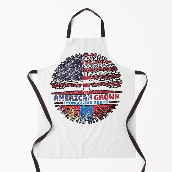 Item preview, Mongolia Mongolian American USA Tree Roots Flag designed and sold by FlagX.