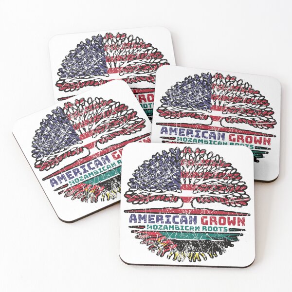 Item preview, Mozambique Mozambican American USA Tree Roots Flag designed and sold by FlagX.
