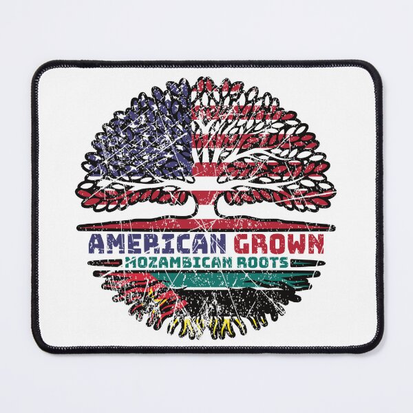 Item preview, Mozambique Mozambican American USA Tree Roots Flag designed and sold by FlagX.