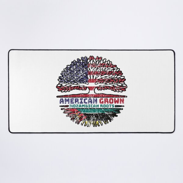 Item preview, Mozambique Mozambican American USA Tree Roots Flag designed and sold by FlagX.
