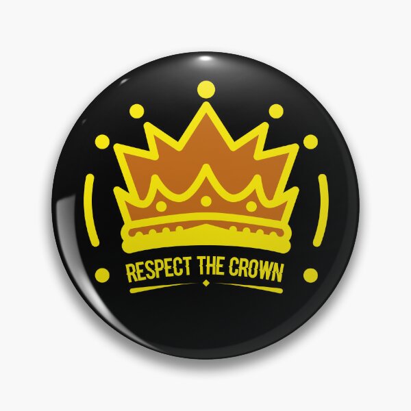 Item preview, Respect The Crown, Minimalist King Icon. designed and sold by Designial.