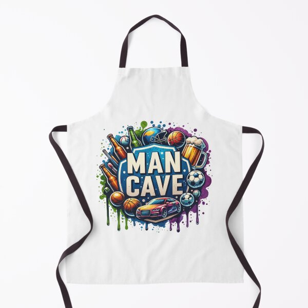Item preview, Man Cave with Cars, Beer and Sports Balls designed and sold by PassionforLove.