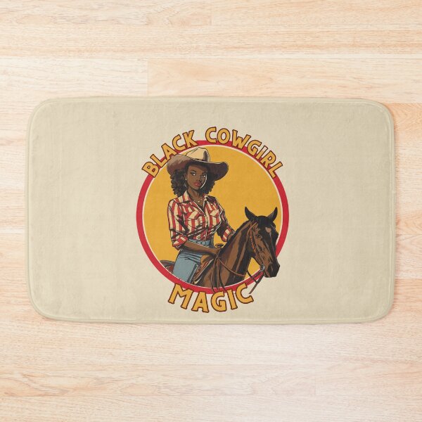 Item preview, Black Cowgirl Magic (Yellow Stripe) designed and sold by Seedcap7.