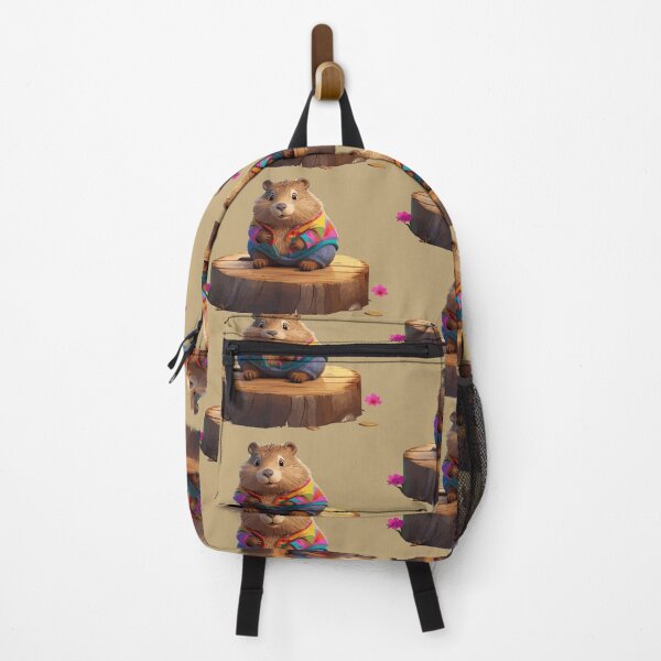 Item preview, Beaver Bliss: Whimsical Cartoon Print Design designed and sold by enggospod.