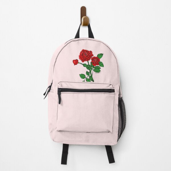 Item preview, Bright Red Rosette Rose Bloom Double 16-25 Petals In 3+ Rows designed and sold by Rachael Taylor.