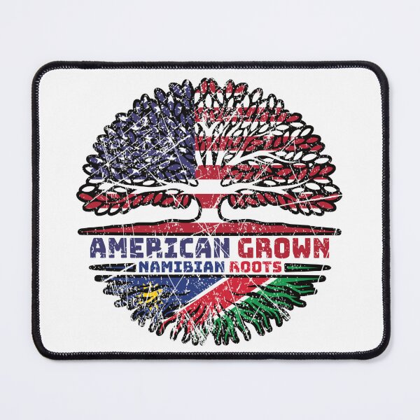 Item preview, Namibia Namibian American USA Tree Roots Flag designed and sold by FlagX.