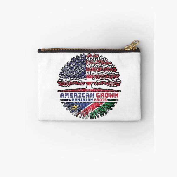 Item preview, Namibia Namibian American USA Tree Roots Flag designed and sold by FlagX.