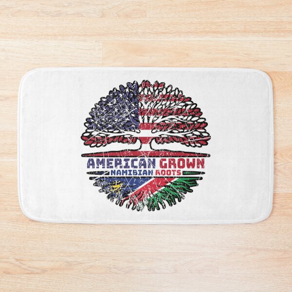 Item preview, Namibia Namibian American USA Tree Roots Flag designed and sold by FlagX.