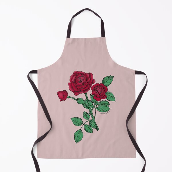 Item preview, Dark Red Rosette Rose Bloom Double 16-25 Petals In 3+ Rows designed and sold by Rachael Taylor.