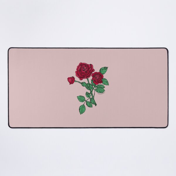 Item preview, Dark Red Rosette Rose Bloom Double 16-25 Petals In 3+ Rows designed and sold by Rachael Taylor.