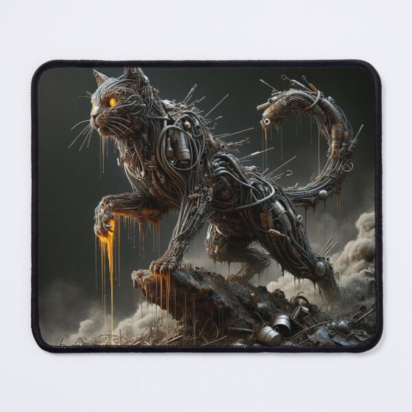 Item preview, Apocalypse cat wallpaper 8k designed and sold by Keirnyx.