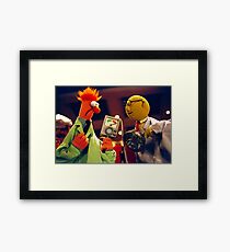 Bunsen and Beaker Framed Print