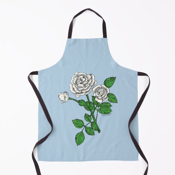 Item preview, White Rosette Rose Bloom Double 16-25 Petals In 3+ Rows designed and sold by Rachael Taylor.