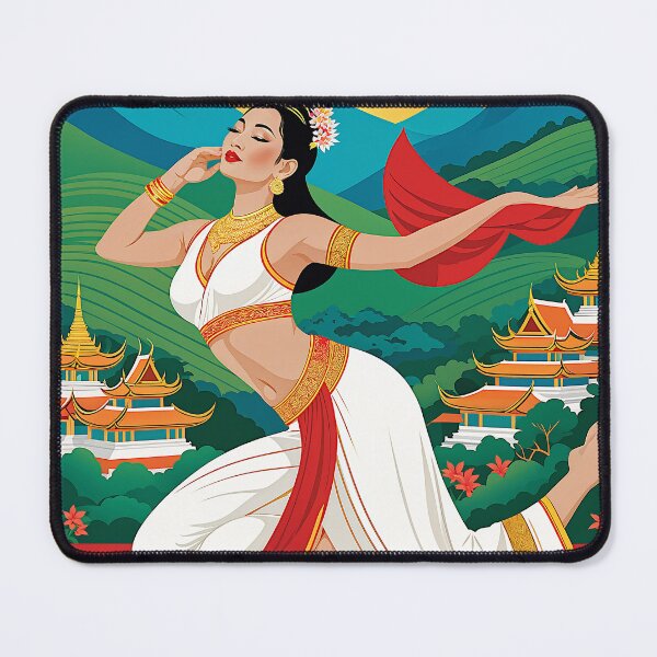 Item preview, Celestial Harmony: Kinnari in Thai Splendor designed and sold by Best-Art-32.
