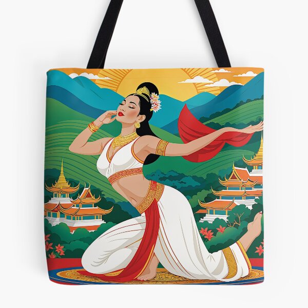 Item preview, Celestial Harmony: Kinnari in Thai Splendor designed and sold by Best-Art-32.