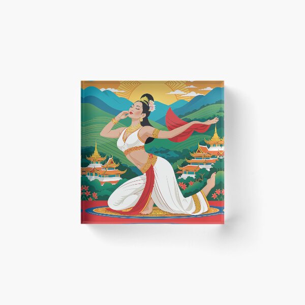 Item preview, Celestial Harmony: Kinnari in Thai Splendor designed and sold by Best-Art-32.